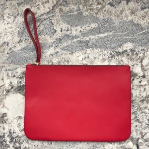 Banana Republic Leather Wristlet, NWOT, 8” x 11”